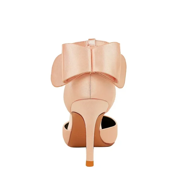 BIGTREE Frühling Design Dame Rosa High Heels Fliege Frauen Pumpen Sexy Spitz Kleid Party Schuhe Schuhe Größe 34-43 - Image 4
