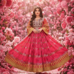 Stunning Pink Afghani Gand – Handcrafted for a Statement Look