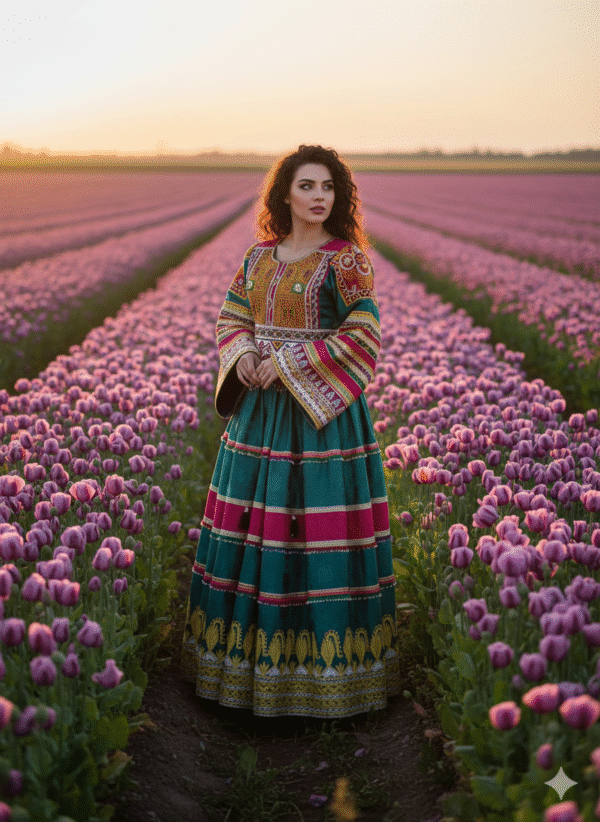 Green Grace: Afghan Artisan Wear