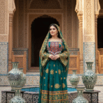 Handwoven Harmony: Afghan Green Collection