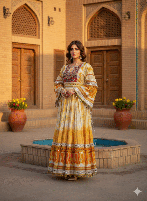 Gande Afghani – Traditional Afghan Woven Sunlight