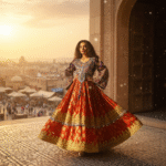 Red Majesty: A Banarasi Masterpiece