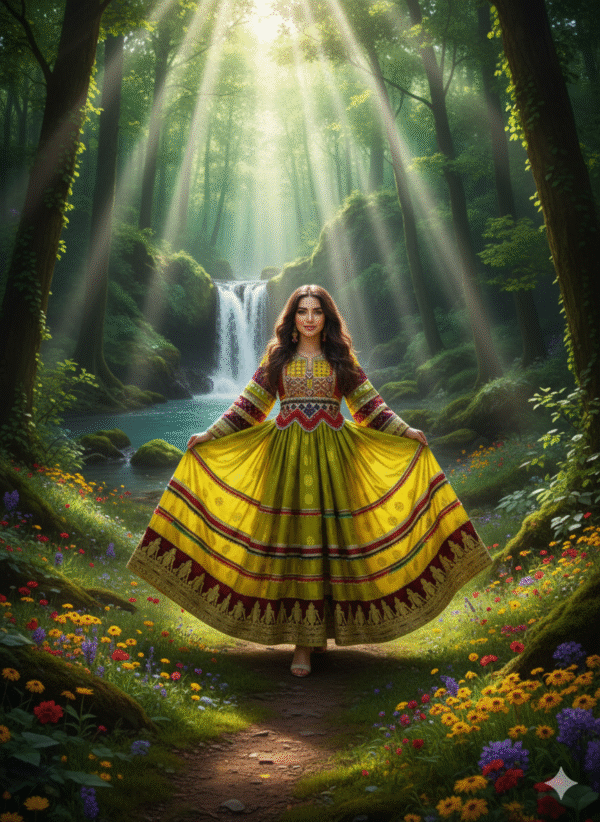 Gande Afghani – Traditional Afghan Elegance