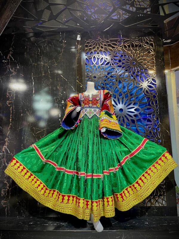 Evergreen Charm: Authentic Gand Afghani Cloth