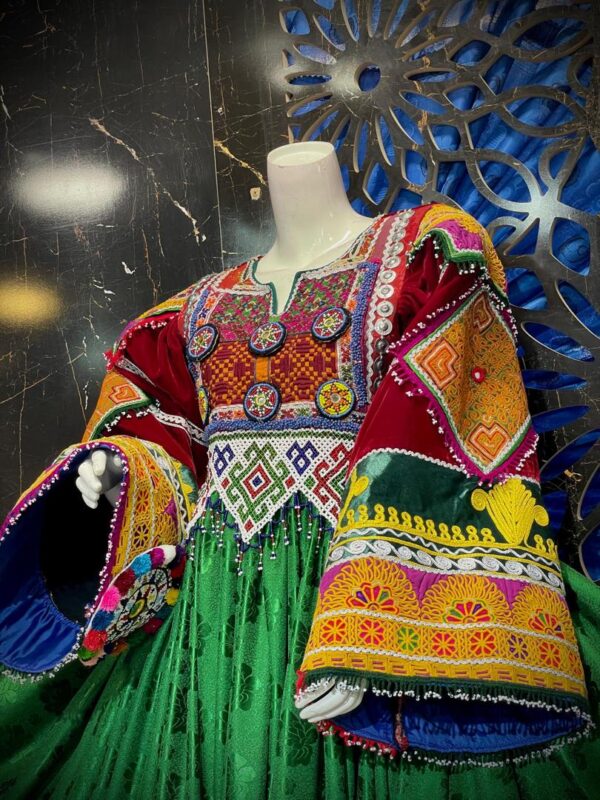 Evergreen Charm: Authentic Gand Afghani Cloth - Image 2